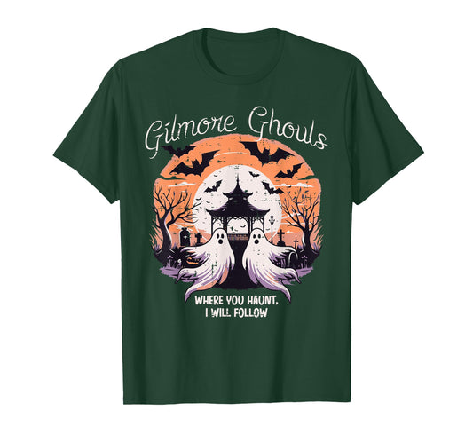 Halloween Ghosts Gilmore Ghouls Funny Costume Women Men Kids T-Shirt