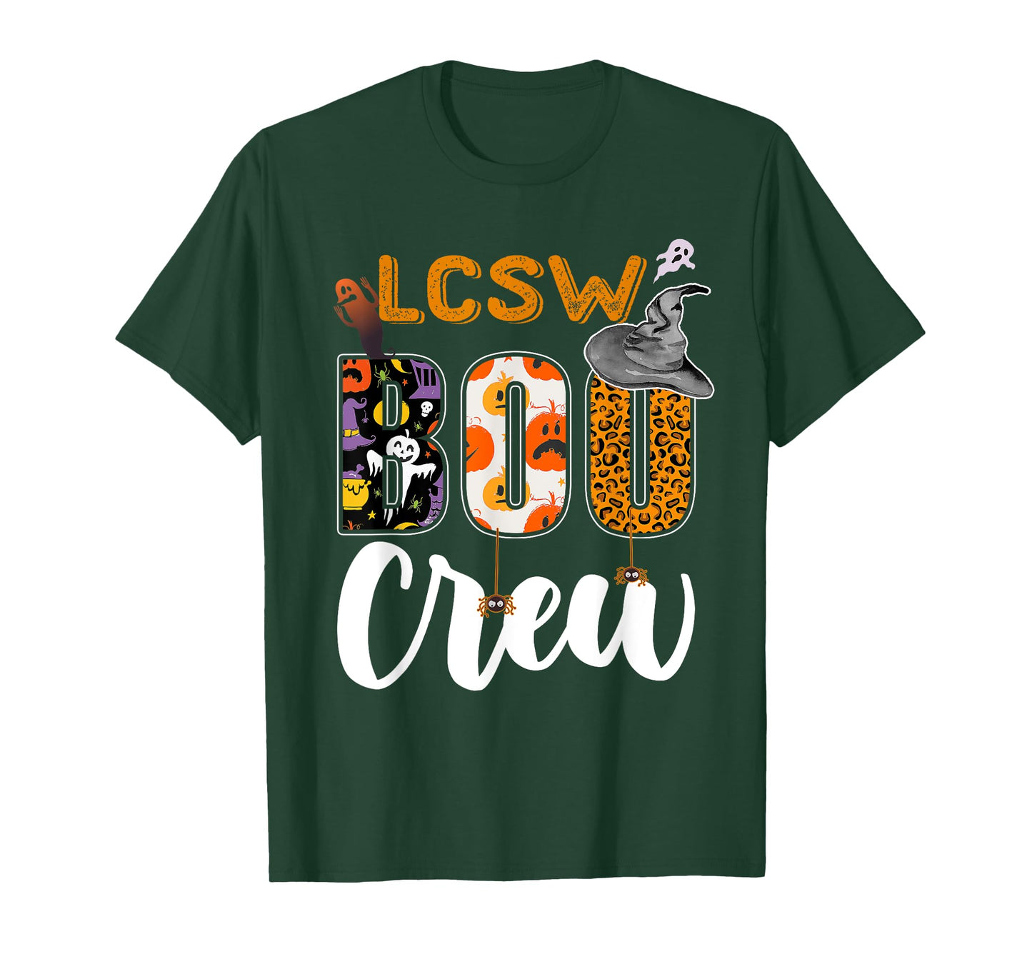 LCSW Boo Crew Halloween Matching Clinical Social Worker T-Shirt