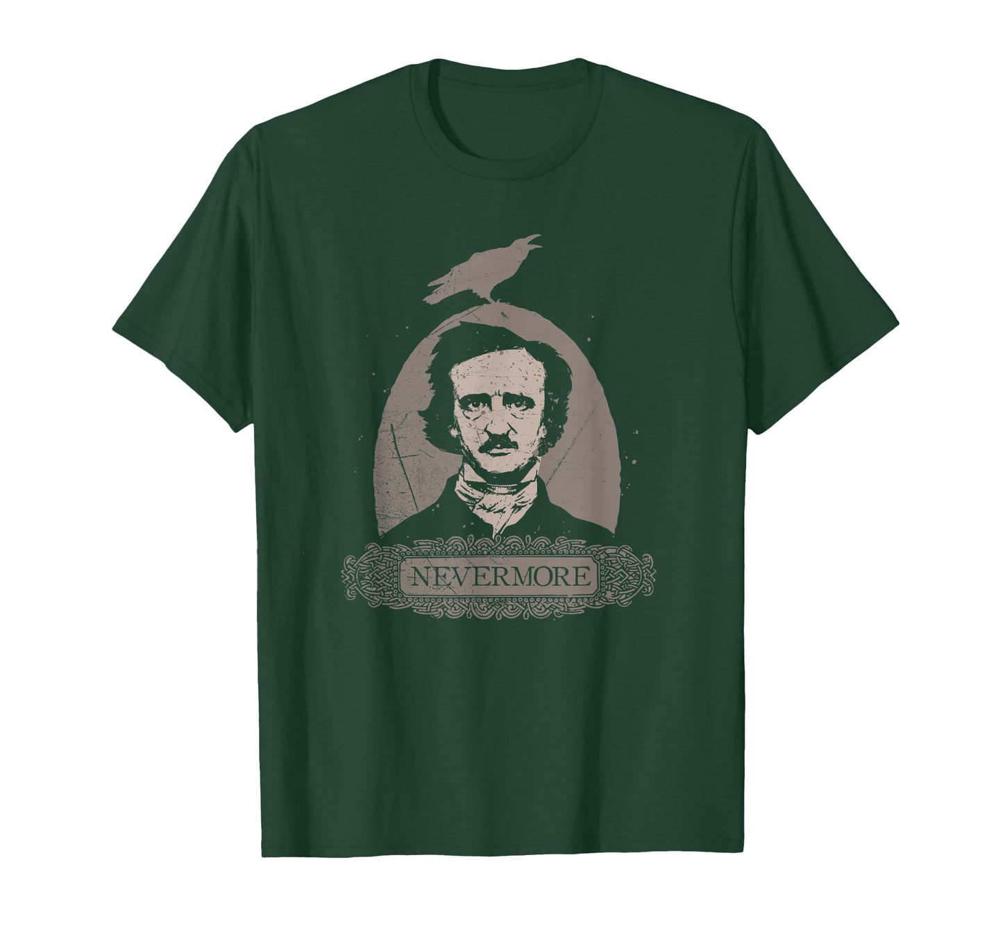 Edgar Allan Poe - Vintage Cothic Raven Nevermore T-Shirt T-Shirt