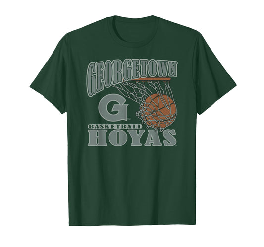 Georgetown Hoyas Basketball Vintage Lift Navy T-Shirt