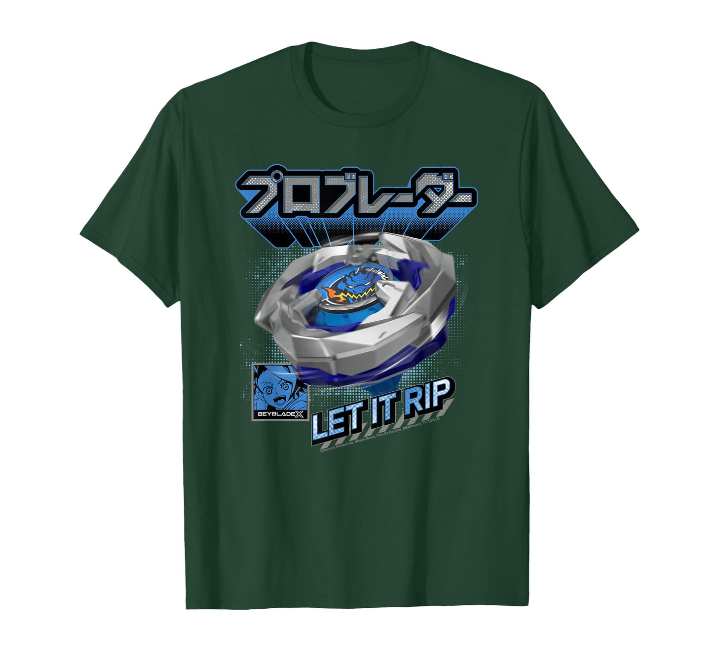Beyblade X Pro Blader Jaxon Let It Rip T-Shirt