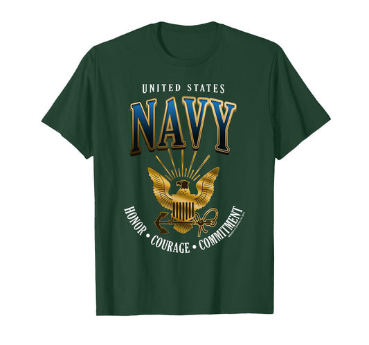 United States Navy Honor-Courage-Commitment T-Shirt