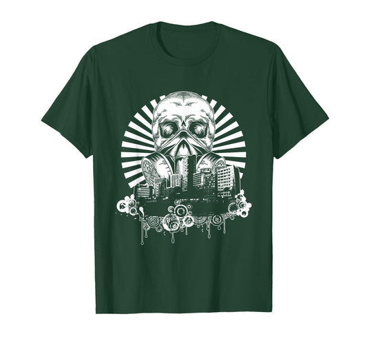Graffiti Art Urban Skull Gas Mask Graffiti Artist Rap Gift T-Shirt