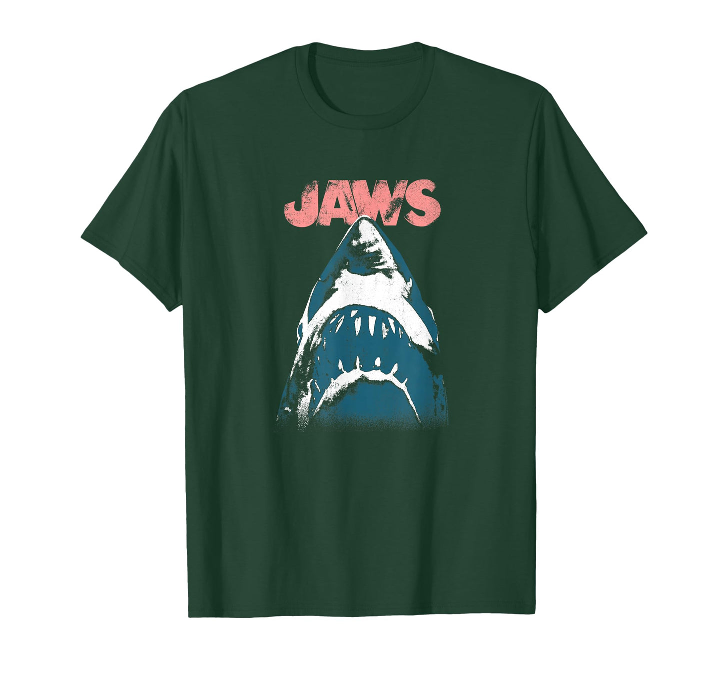 Jaws Distressed Poster Art T-Shirt