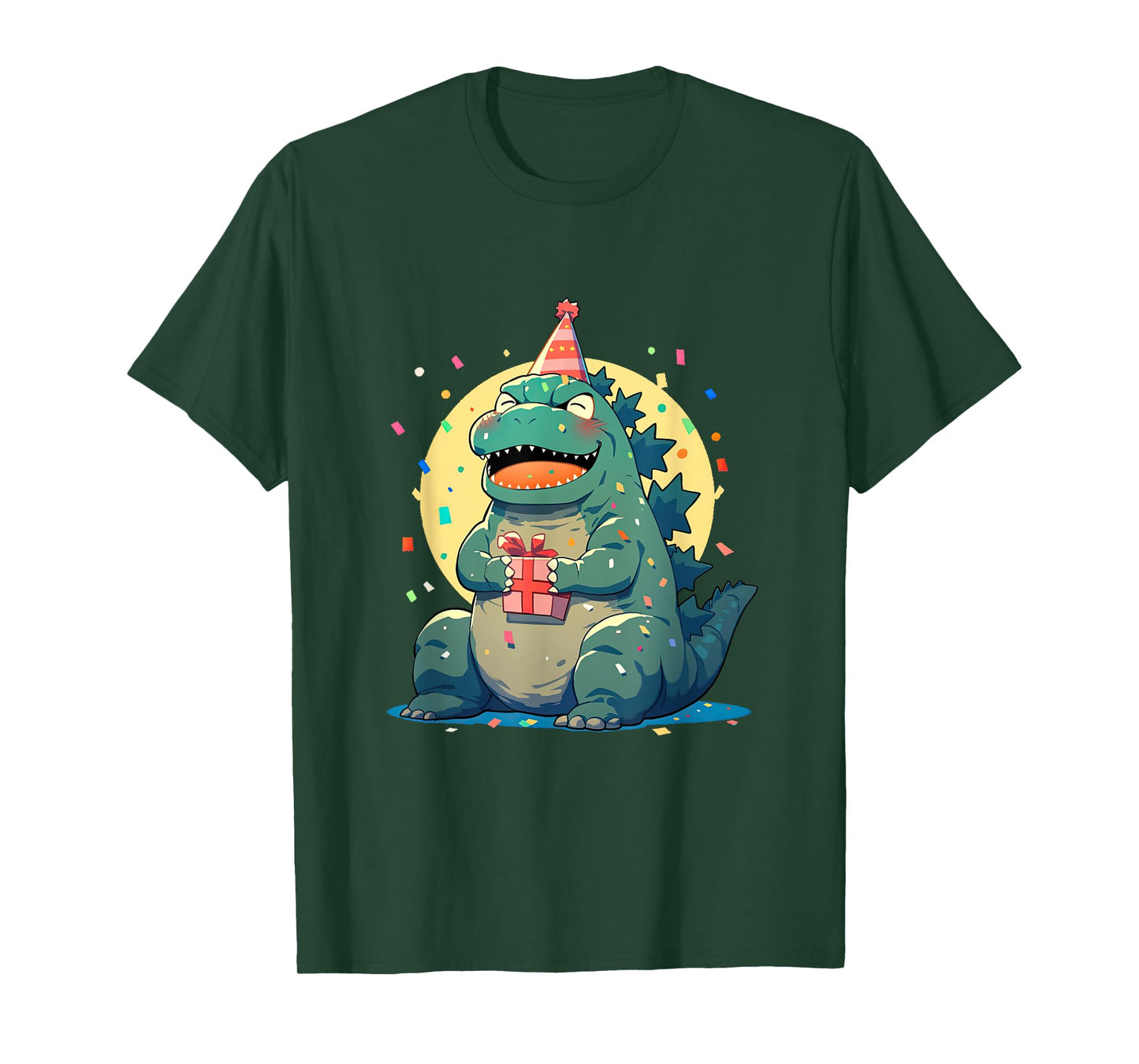 Epic Japanese Kaiju Party Time Roaring Celebration T-Shirt