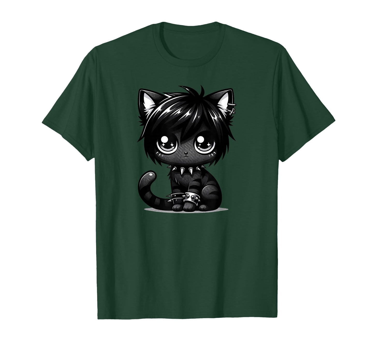 Kawaii Anime Emo Cat Kitty Kids T-Shirt