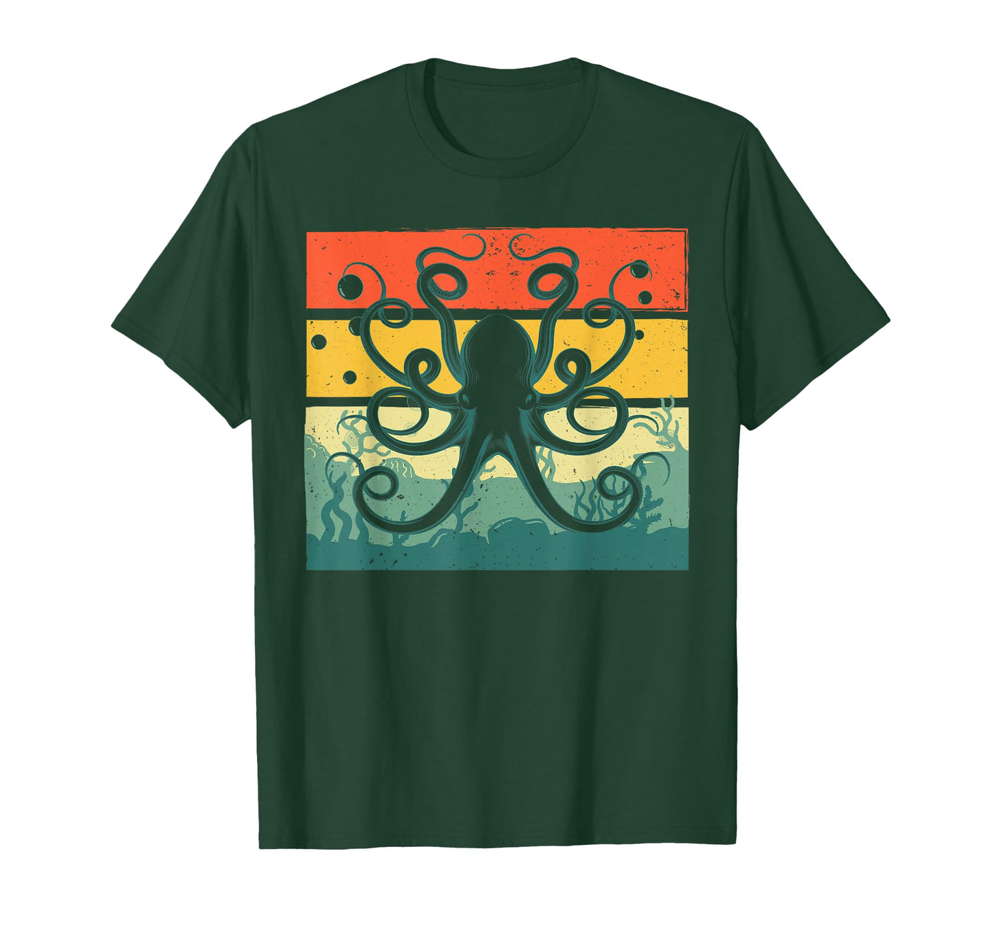 Cool Octopus Design For Men Women Kids Vintage Octopus Lover T-Shirt