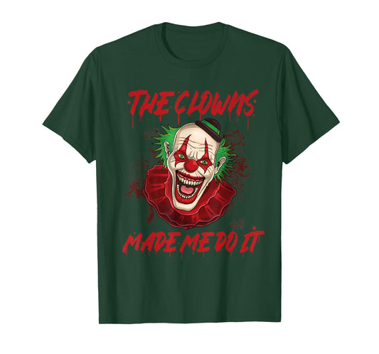 Halloween Clown Free Hugs KIller Evil Laughing Joker Scary T-Shirt