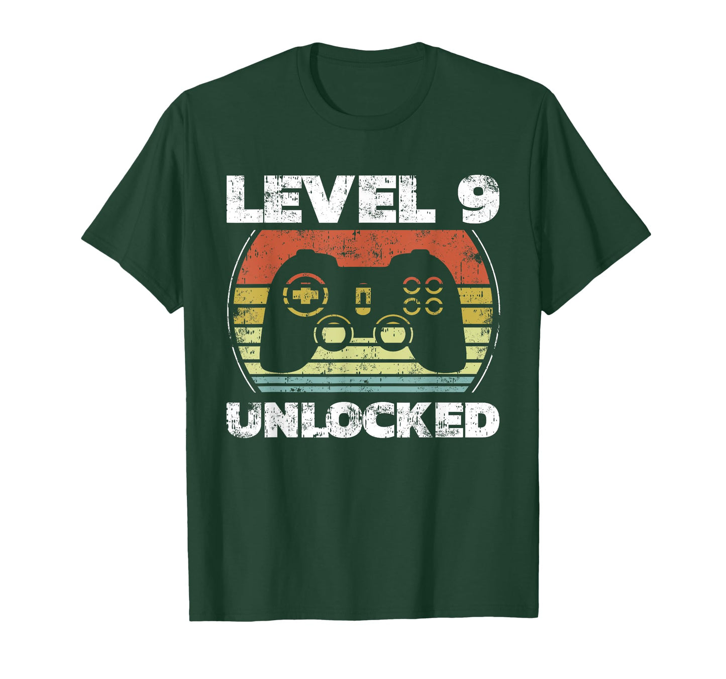 Level 9 Unlocked Funny Video Gamer 9th Birthday T-Shirt