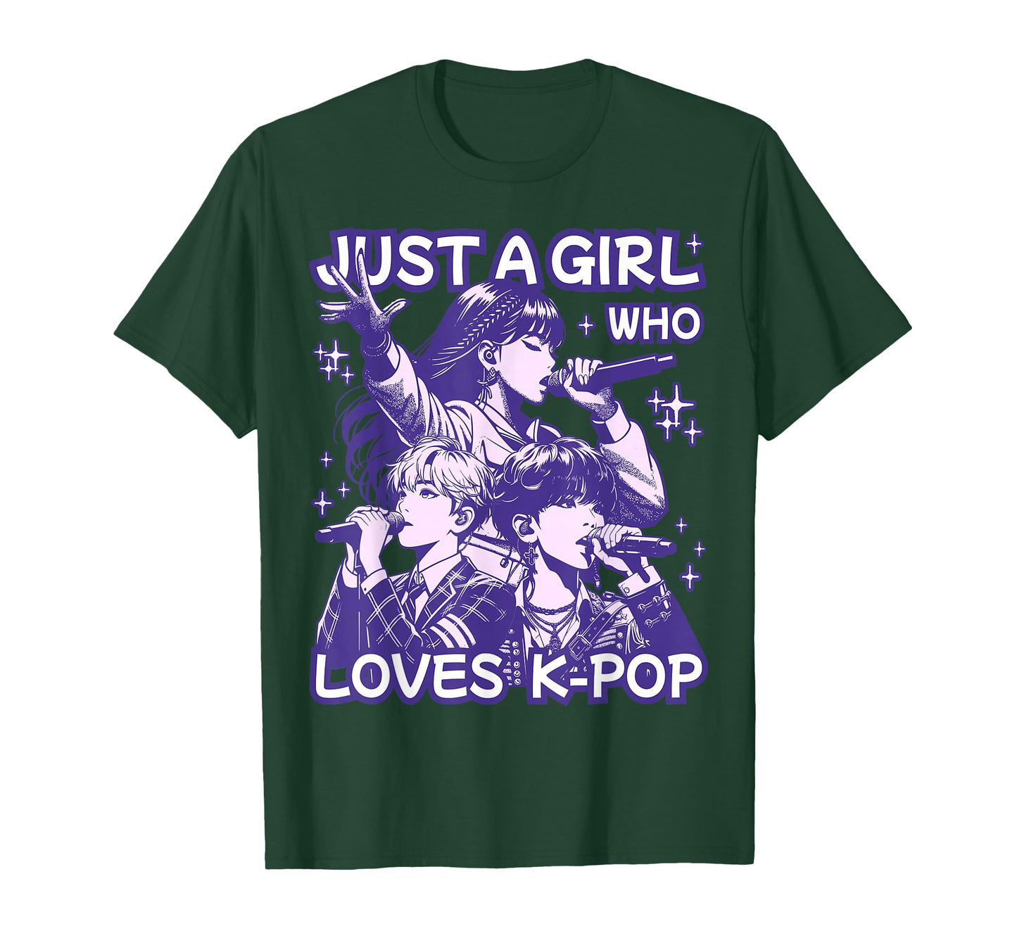 Just A Girl Who Loves K-Pop Korean Culture K pop Music Lover T-Shirt