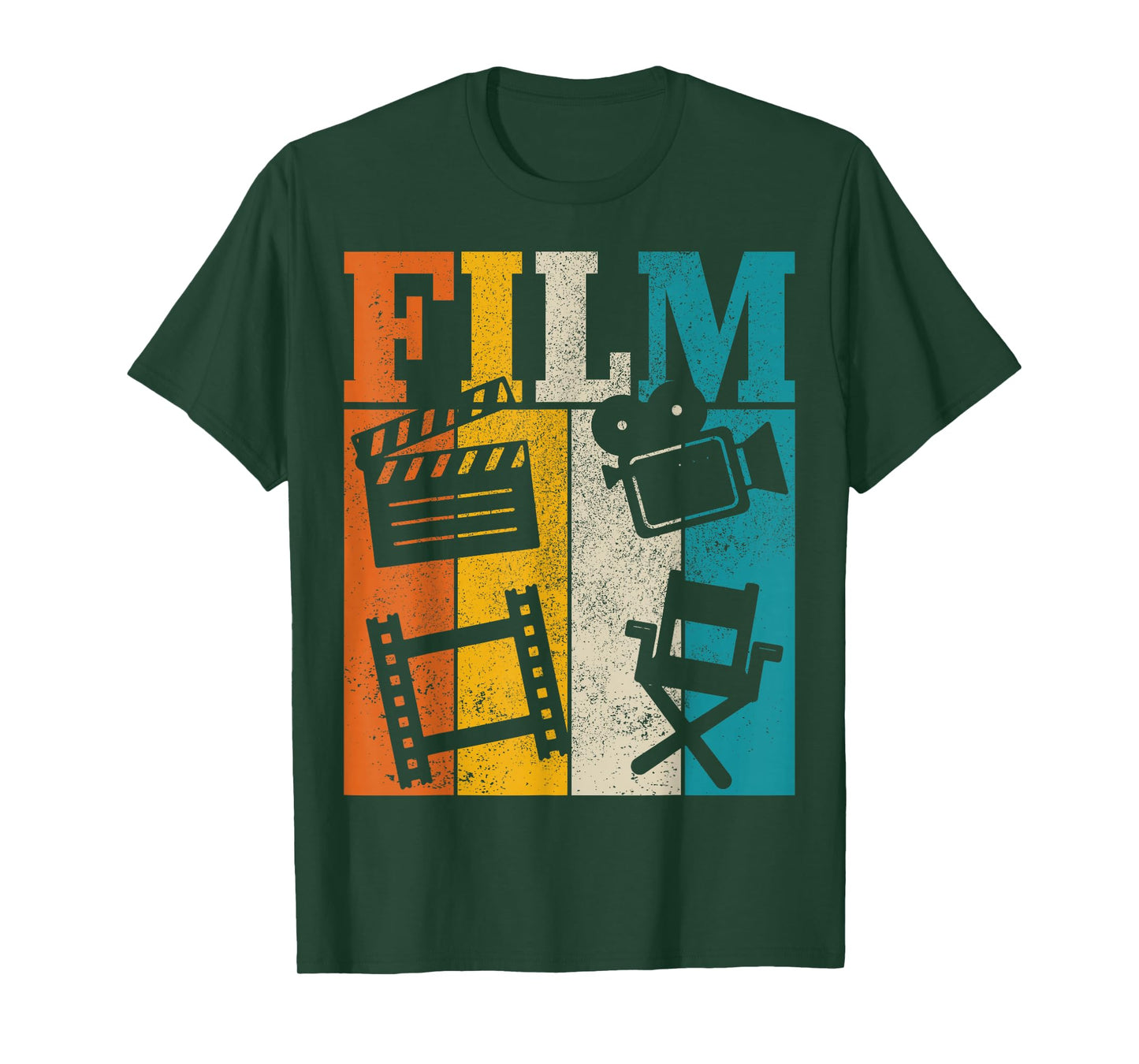 Filmmaker Movie Director Cameraman Vintage Film T-Shirt