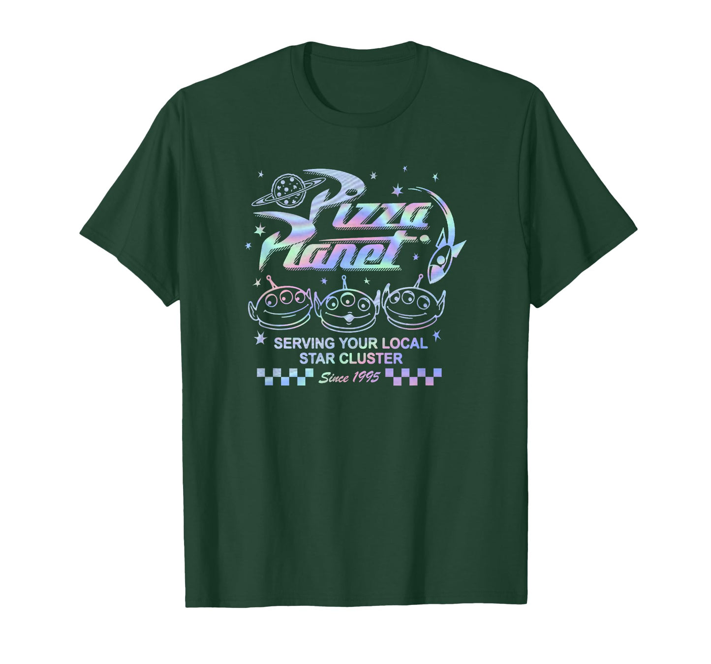 Disney Pixar Toy Story 3 Pizza Planet Aliens T-Shirt