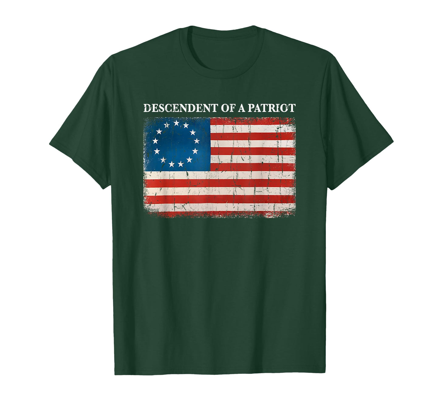Descendant Of A Patriot, American Flag, 4th Of July T-Shirt
