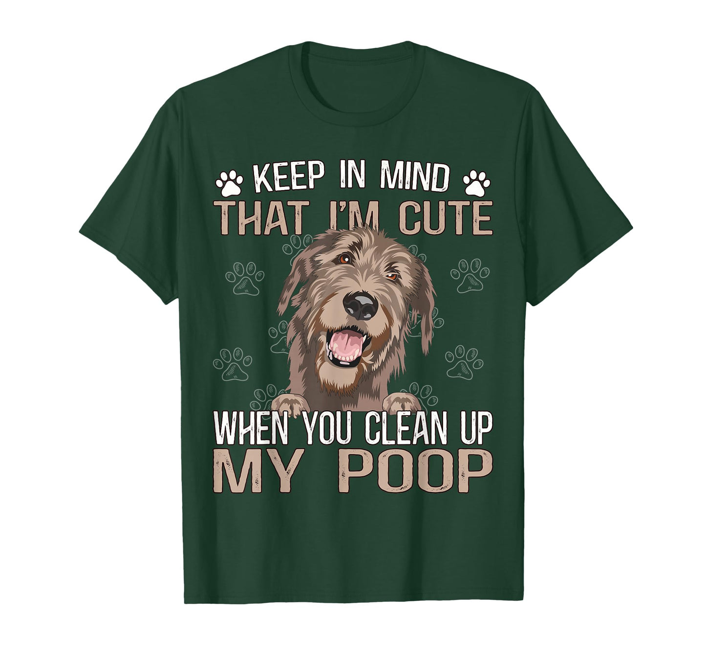 Irish Dog Puppies Outfit Sayings Irish Wolfhound T-Shirt
