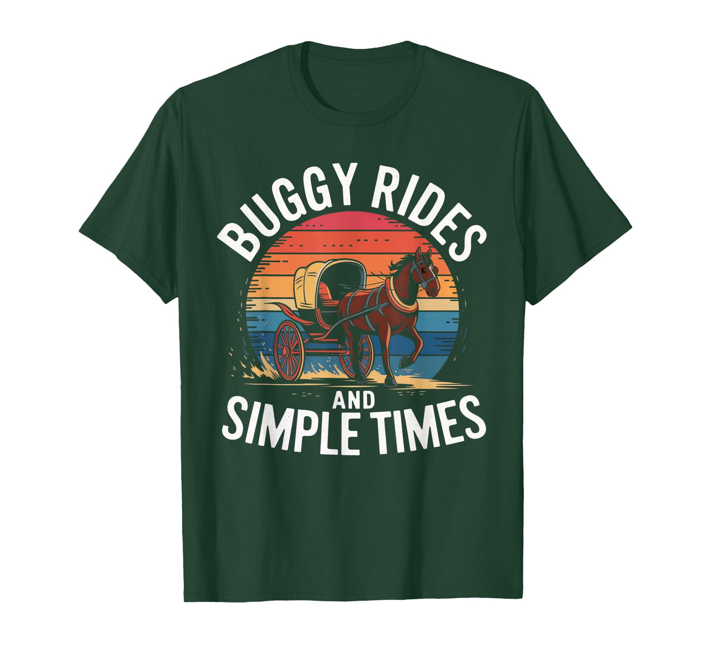 Amish Buggy – Classic Countryside Design T-Shirt