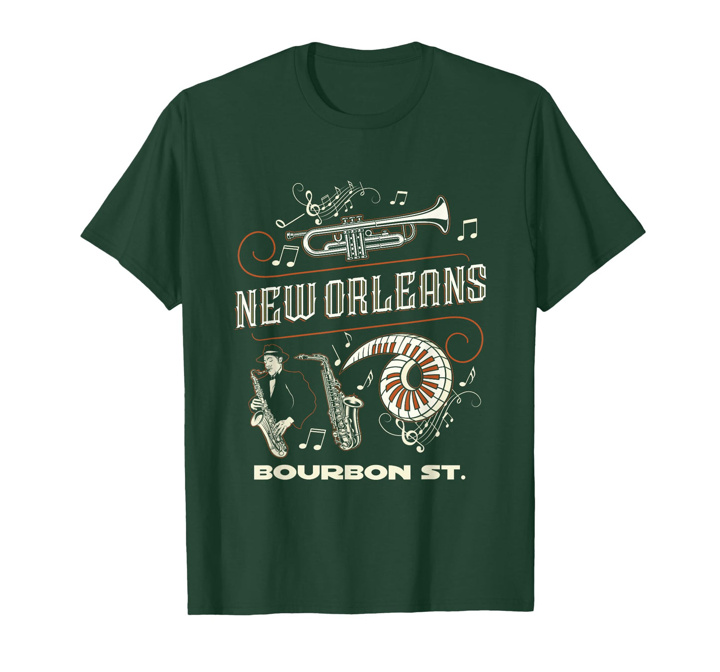New Orleans Louisiana Jazz Festival Vintage T-Shirt Small