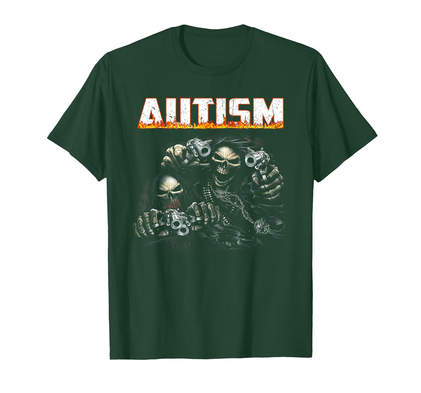 Funny Autism Skeleton Meme Halloween Costume Spooky Season T-Shirt