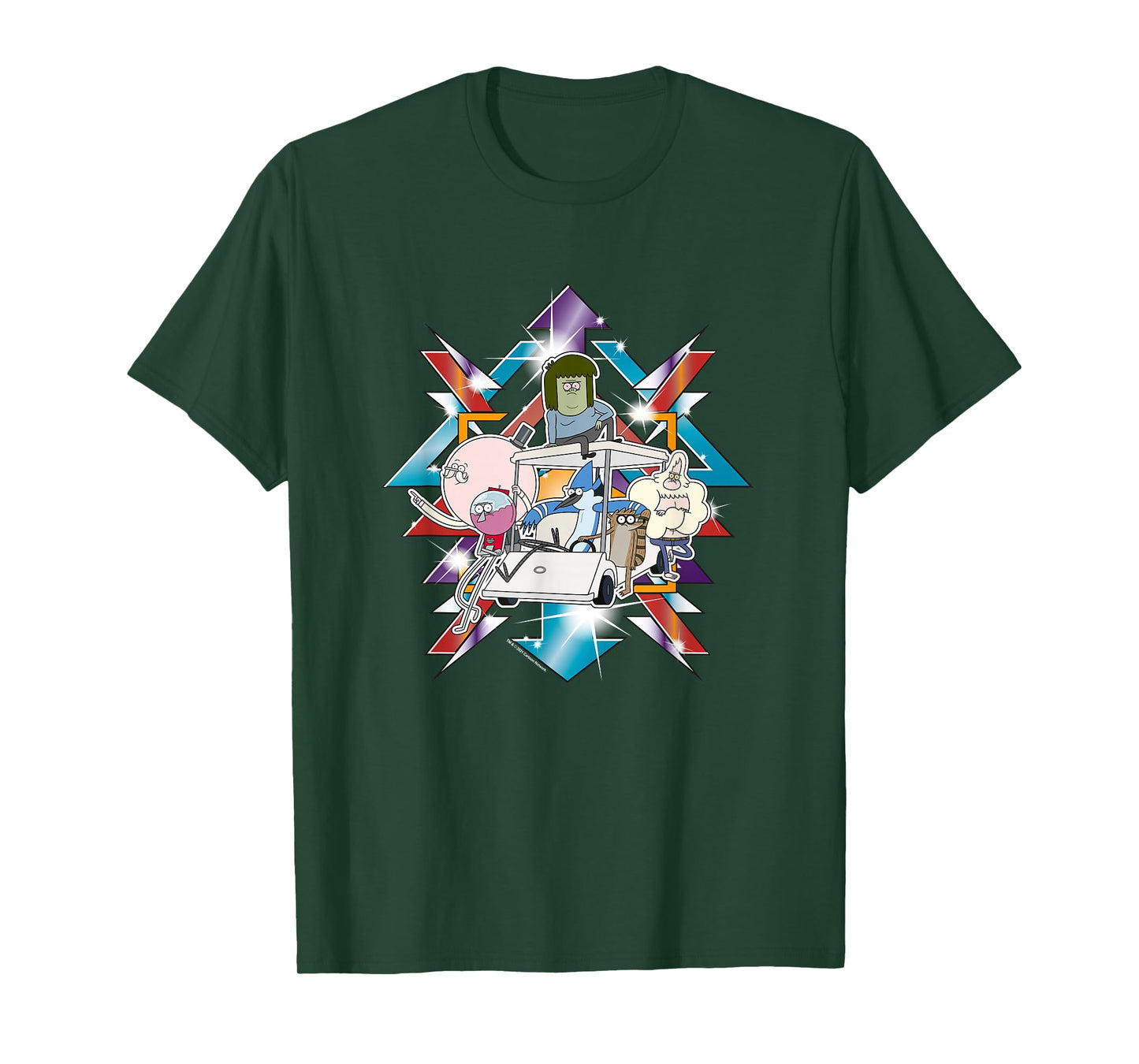 Regular Show Metallic Group Art T-Shirt