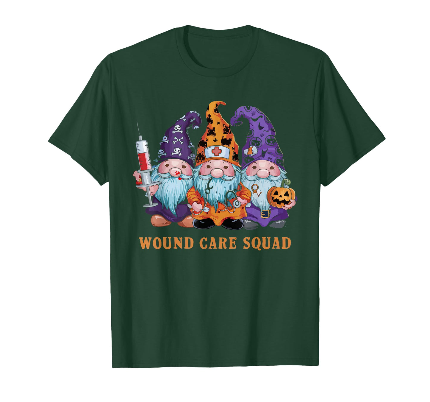 Halloween Wound Care Nurse Spooky Nursing Trick Or Treat T-Shirt