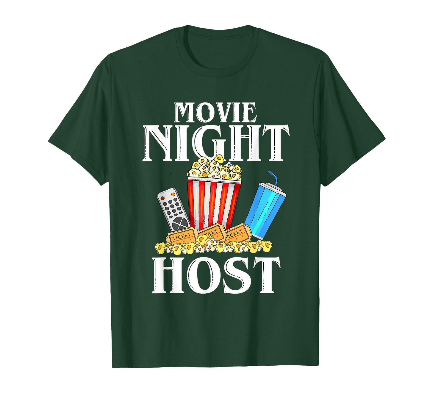Family Movie Night Outfit For Men Women Kids - Movie Lover T-Shirt