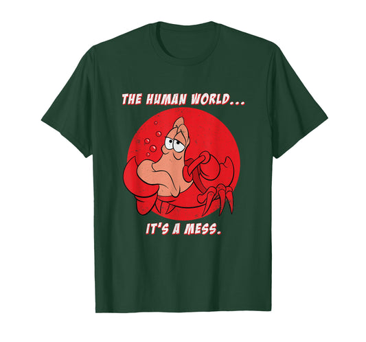 Disney The Little Mermaid Sebastian The Human World T-Shirt Small