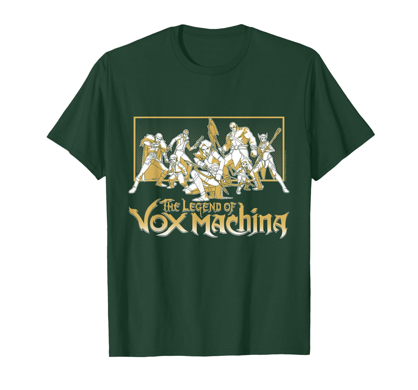 The Legend of Vox Machina Main Characters Fight Pose T-Shirt Small