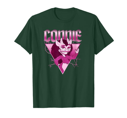 Big Mouth Hormone Monster Connie Distressed Portrait T-Shirt