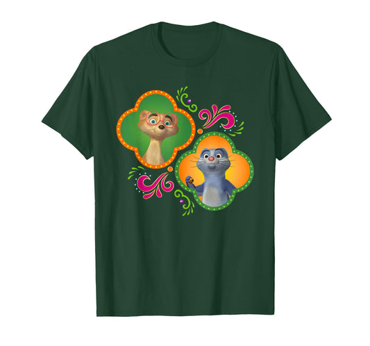 Disney Junior Mira, Royal Detective Mikku and Chikku T-Shirt Small