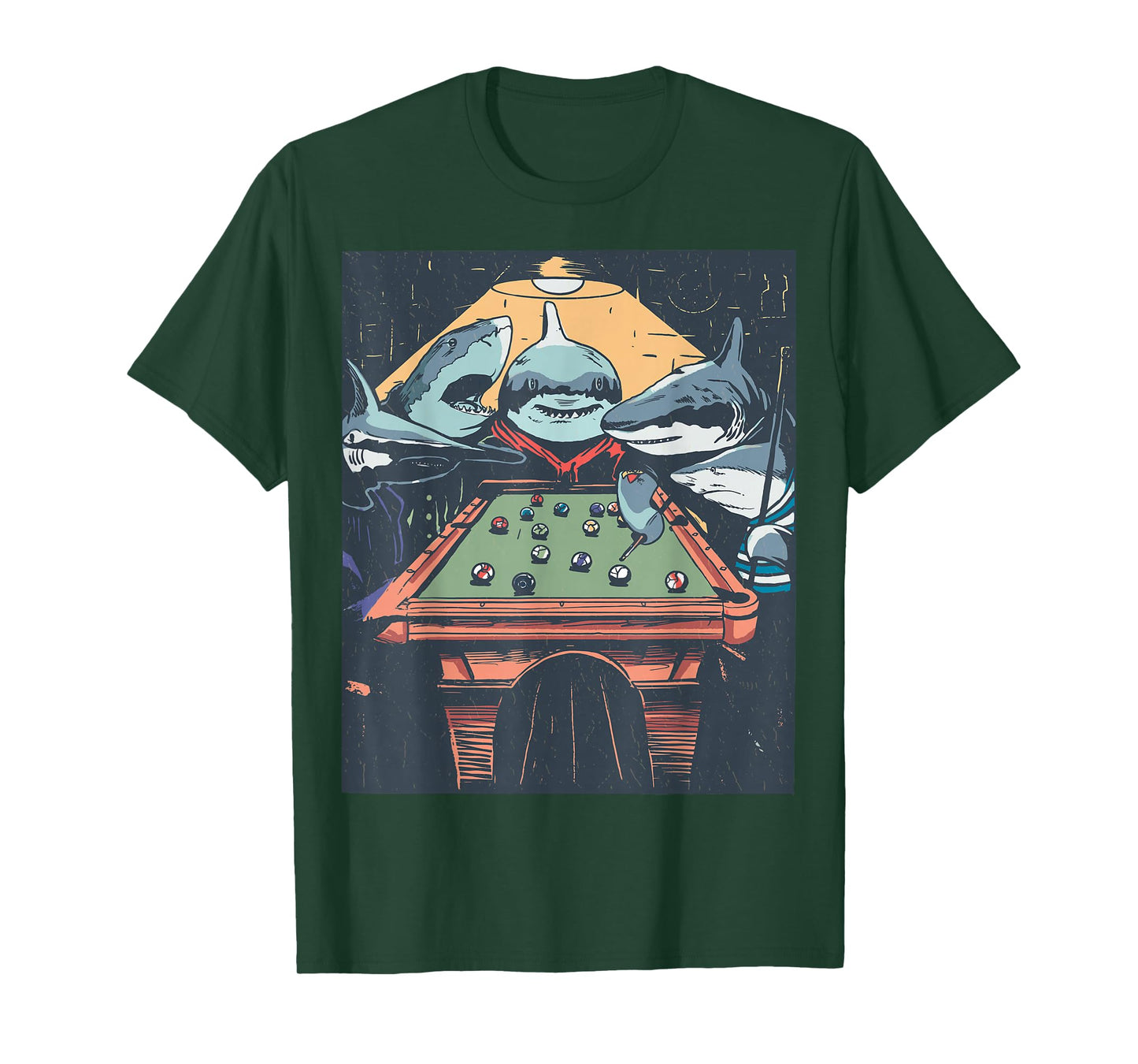 Sharky Billiards Crew - Pool Sharks T-Shirt