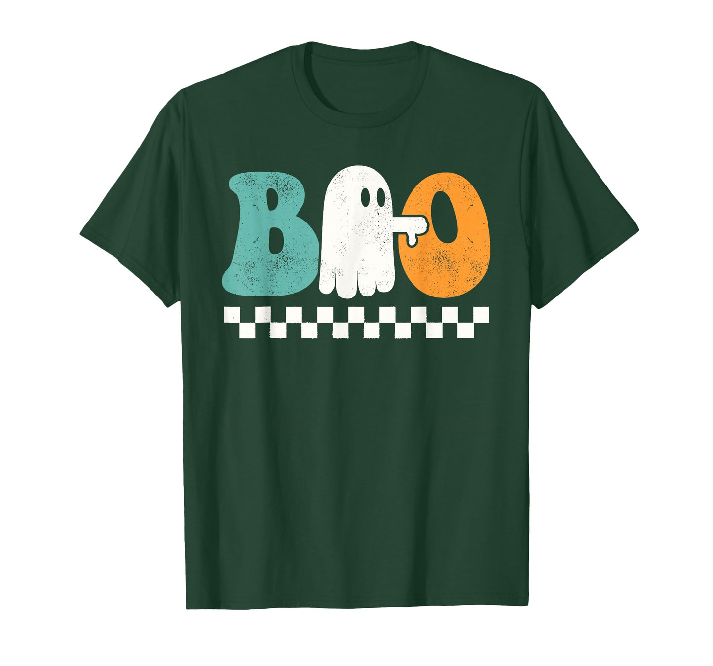 Funny Thumbs Down Boo Ghost Halloween Groovy for Men Women T-Shirt