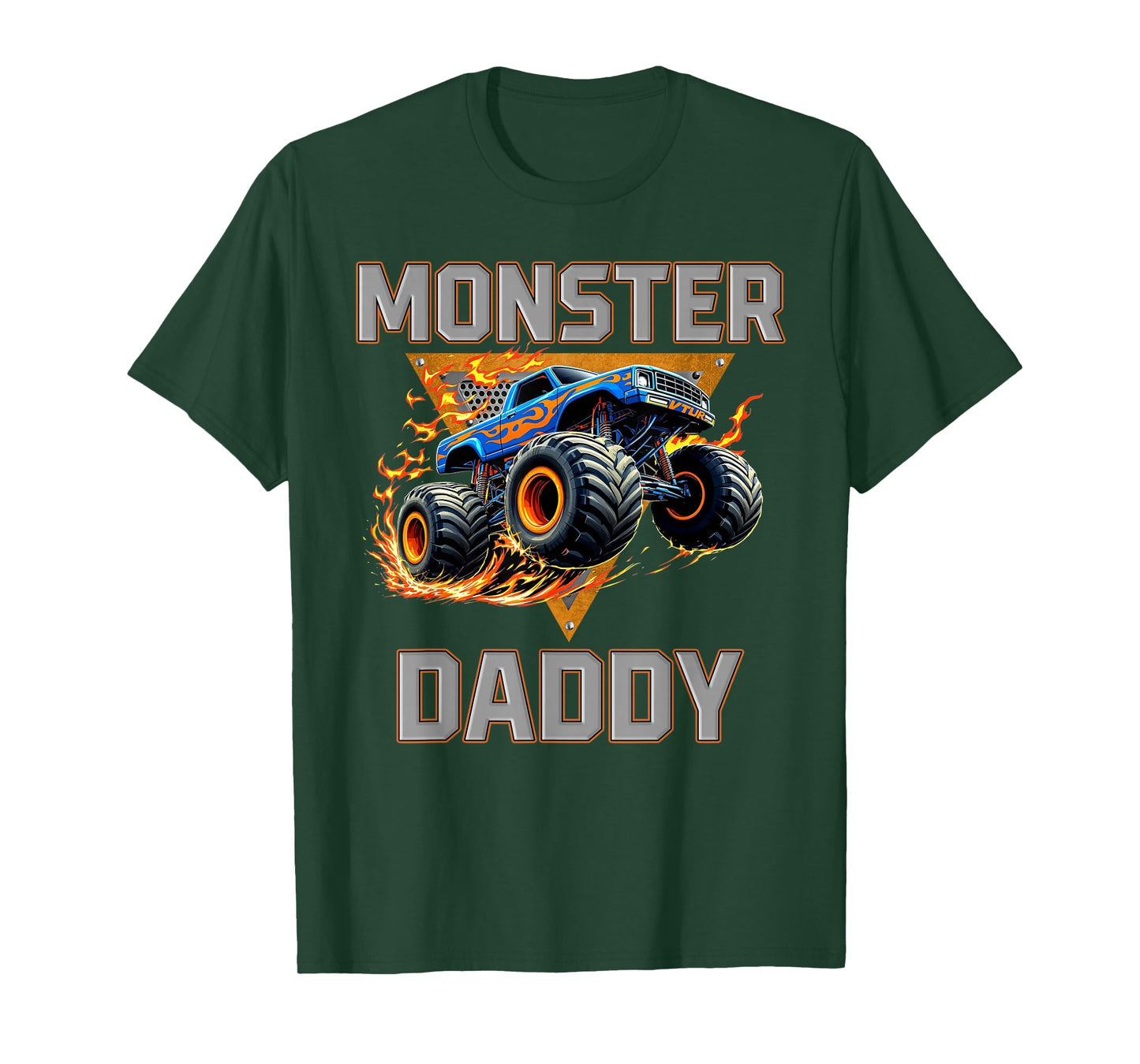Monster Truck Daddy Fathers Day Monster Truck T-Shirt