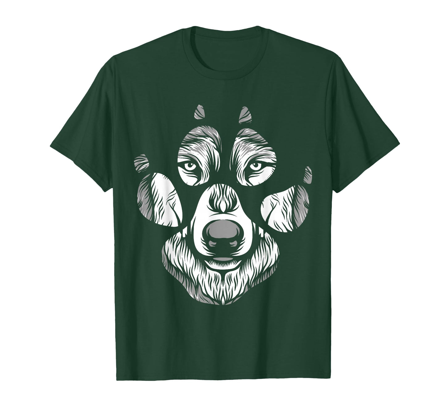 Wolf Footprint Designs Wolves T-Shirt