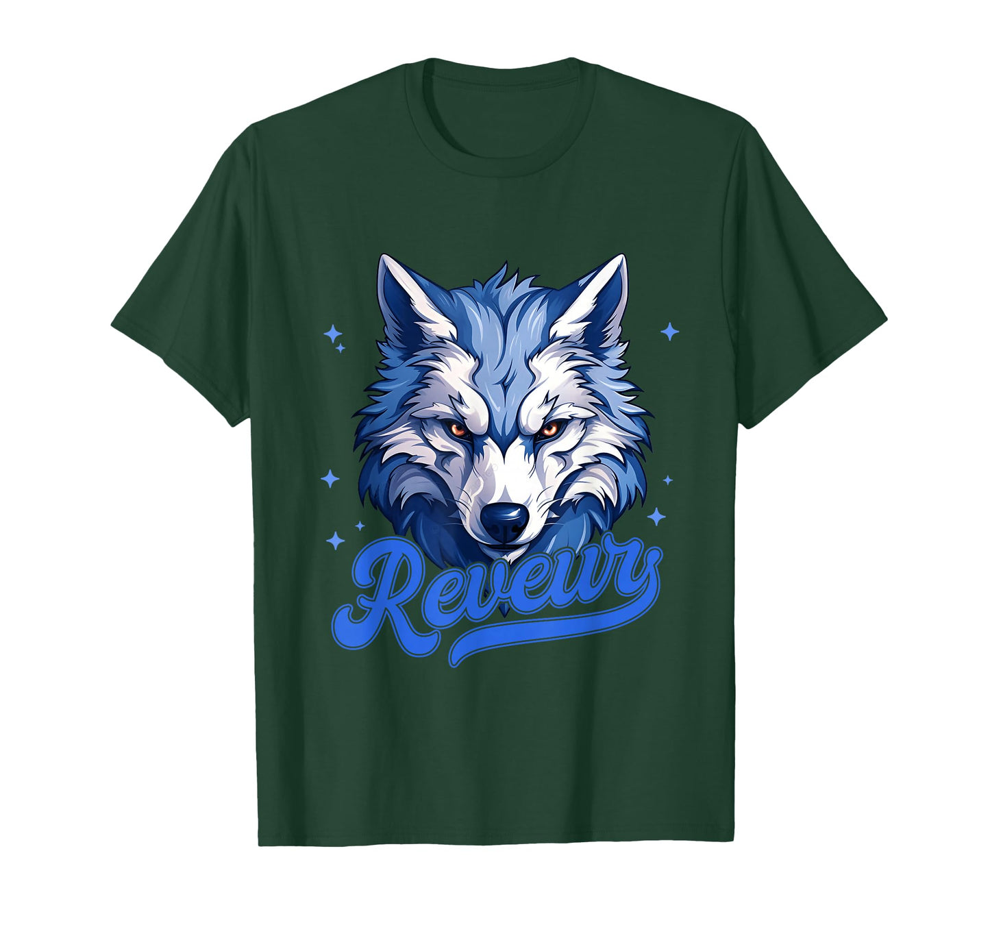 Reveur House of Dreamers Blue Wolf Team Spirit Student T-Shirt