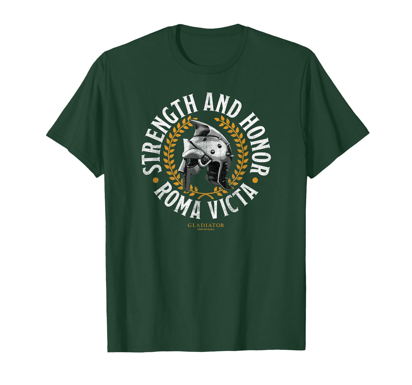 Official Gladiator Movie: Strength and Honor Roma Victa T-Shirt