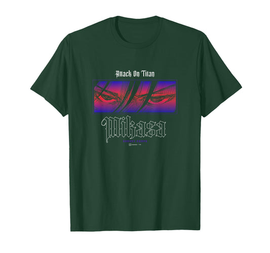 Attack on Titan Mikasa Eyes Survey Corps Big Panel Manga T-Shirt