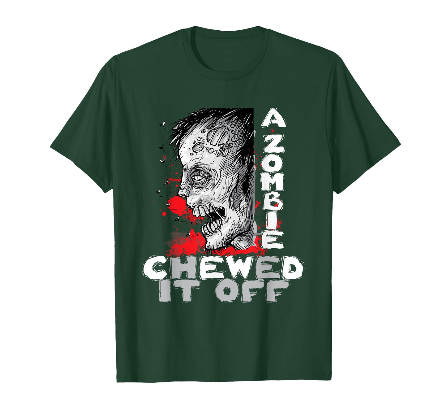 A Zombie Chewed It Off - Handicap Leg Amputee Amputation T-Shirt