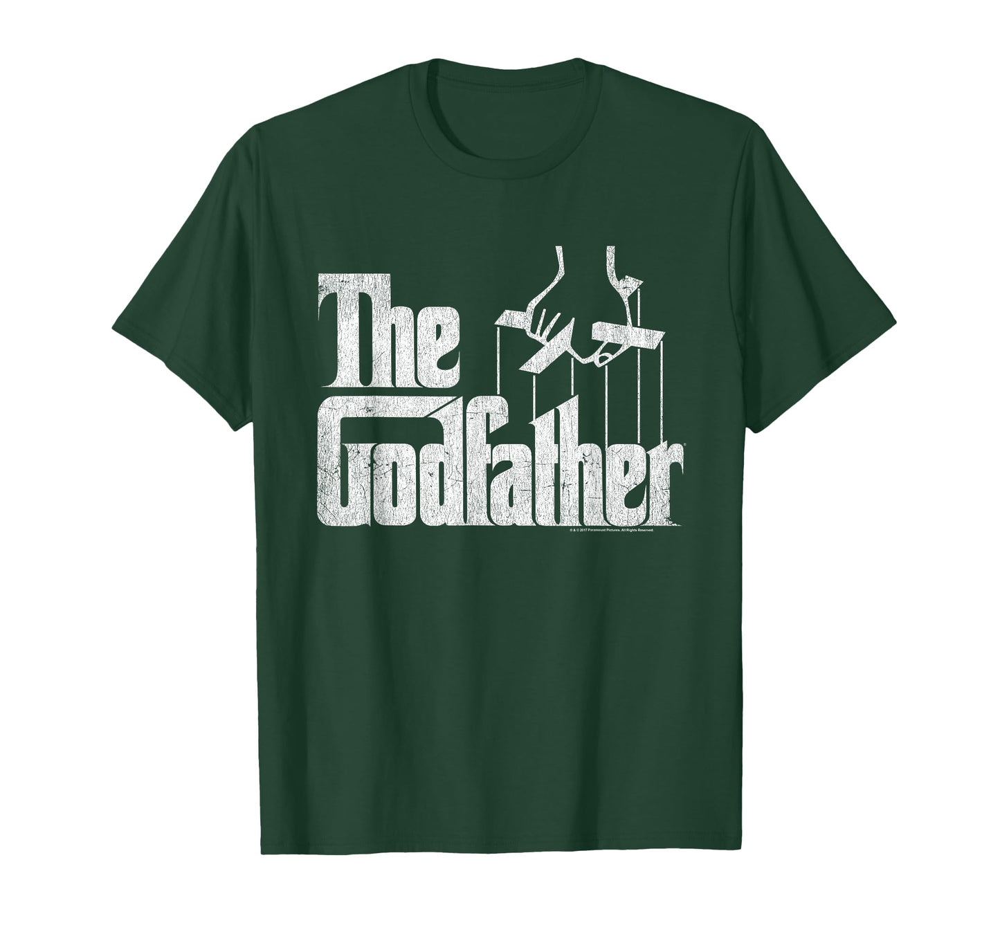 The Godfather T-Shirt - Black, Small, Unisex-Adults, Short Sleeve, Crew Neck, Regular Fit, Classic, Themed-T-Shirts