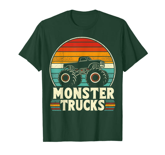 Monster Truck Retro T-Shirt