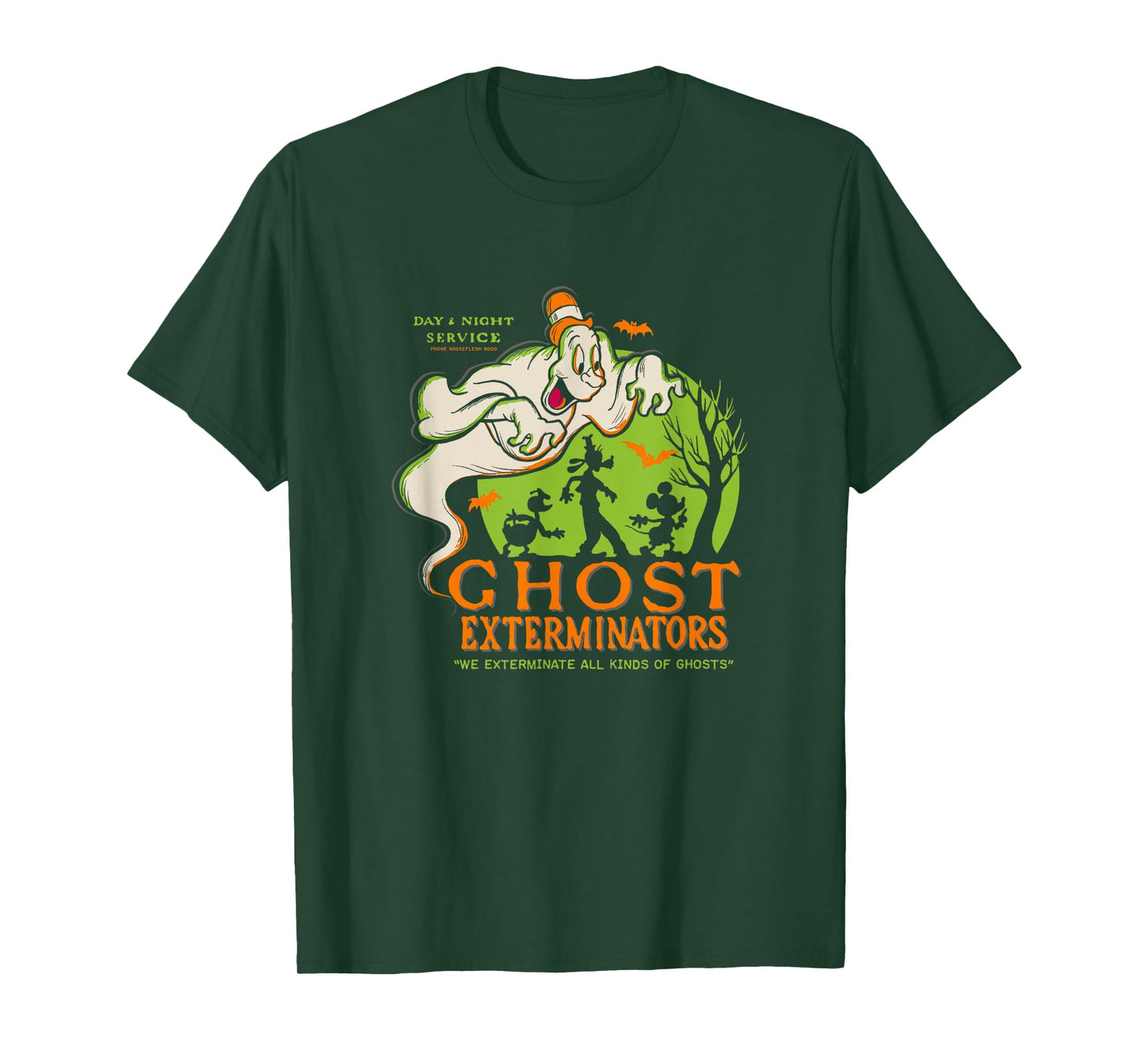 Disney Mickey And Friends Halloween Ghost Exterminators T-Shirt