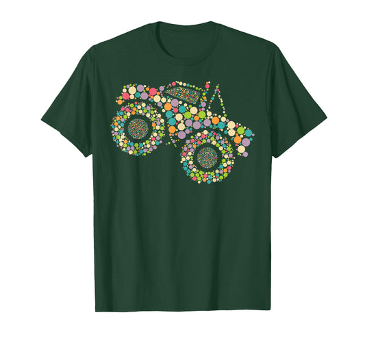 Polka Dot Monster Truck Funny Dot Day for Boys Kids Toddler T-Shirt