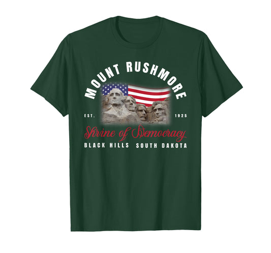 Mount Rushmore Black Hills South Dakota 4th Of July T-Shirt