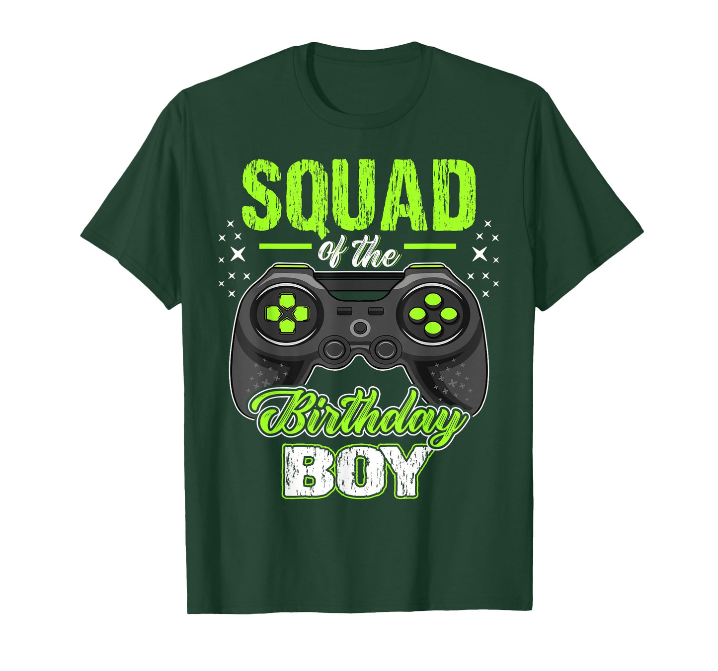 Squad of the Birthday Boy Matching Video Gamer Birthday T-Shirt