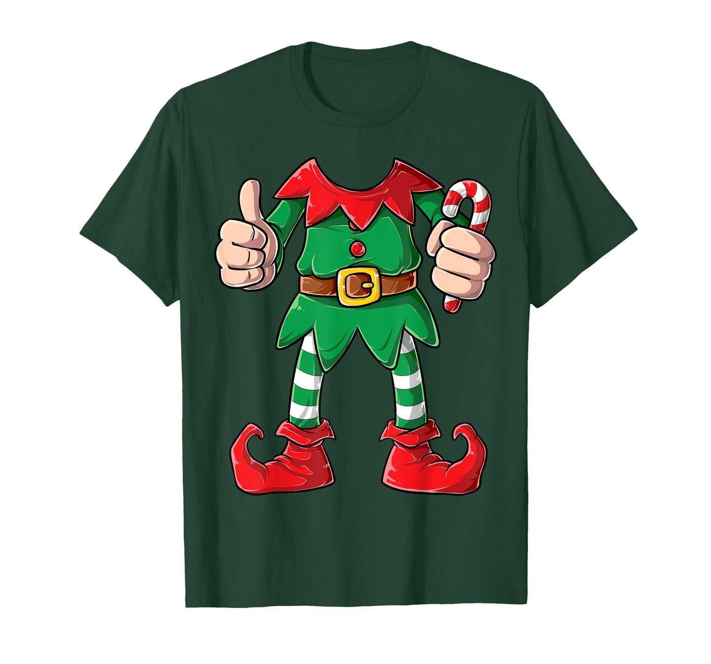 Elf Costume Christmas Elves Boys Girls Funny Xmas Holiday T-Shirt