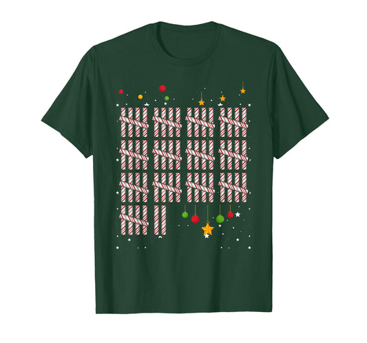 67 Candy Christmas Xmas Holiday Number 67 T-Shirt