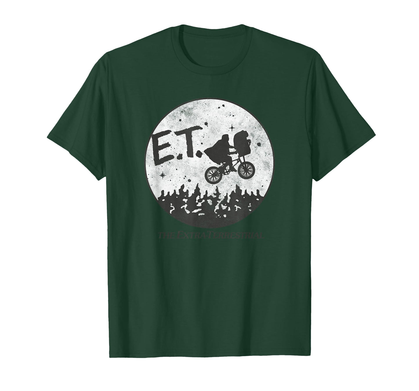 E.T. The Extra-Terrestrial Classic Flying Bike Poster T-Shirt