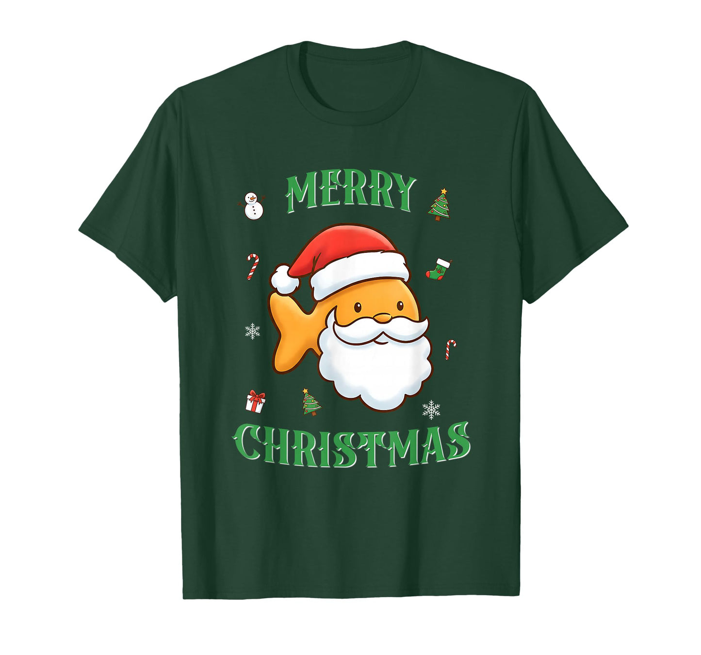 Santa Goldfish Cracker T-Shirt