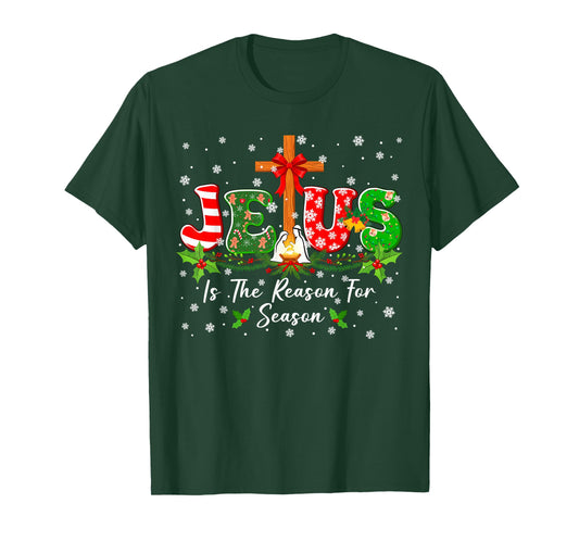 Christian is The Reason for The Season Christmas Xmas Men T-Shirt