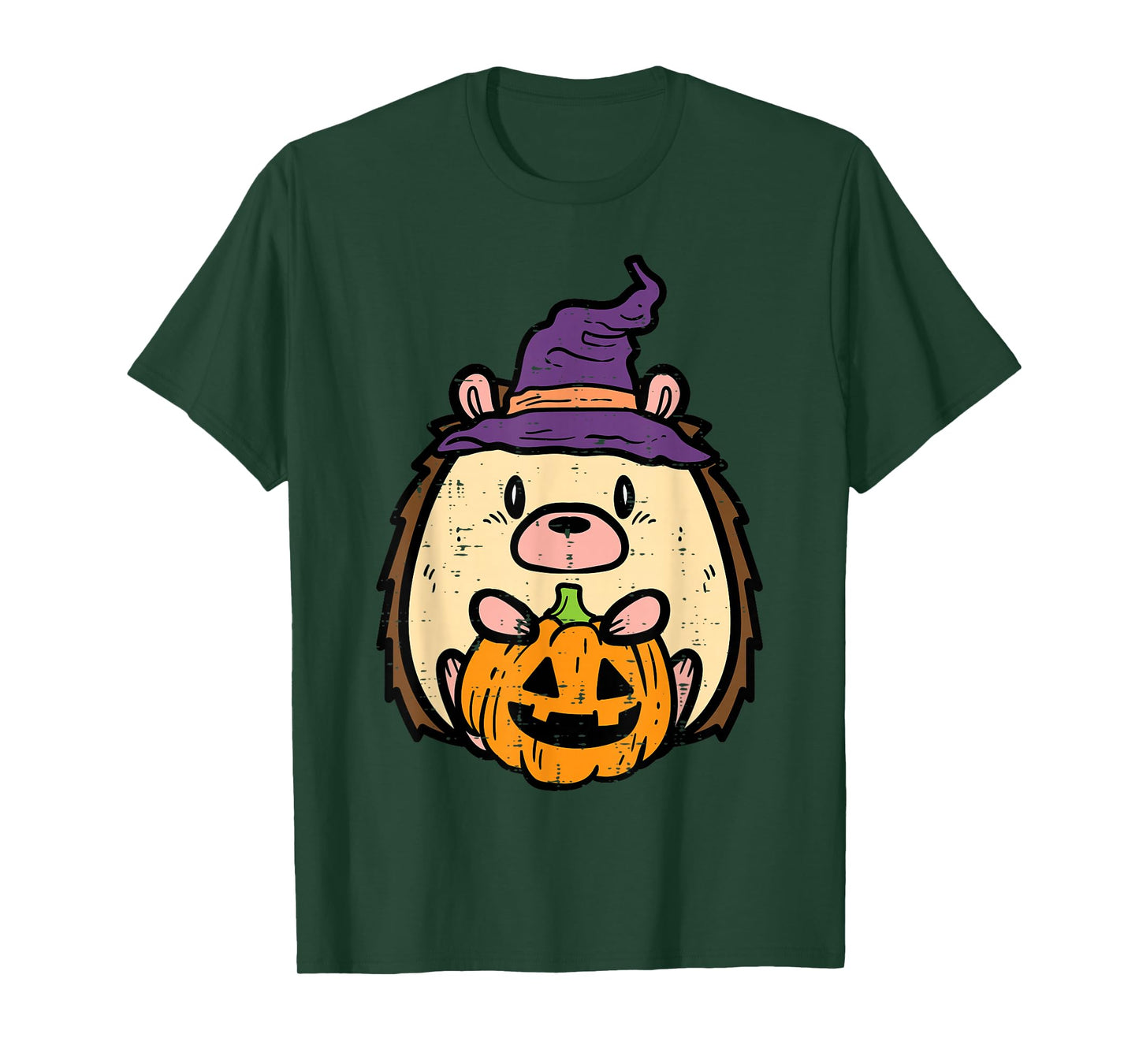 Halloween Hedgehog Fun Costume Girls Boys Kids Toddler Youth T-Shirt
