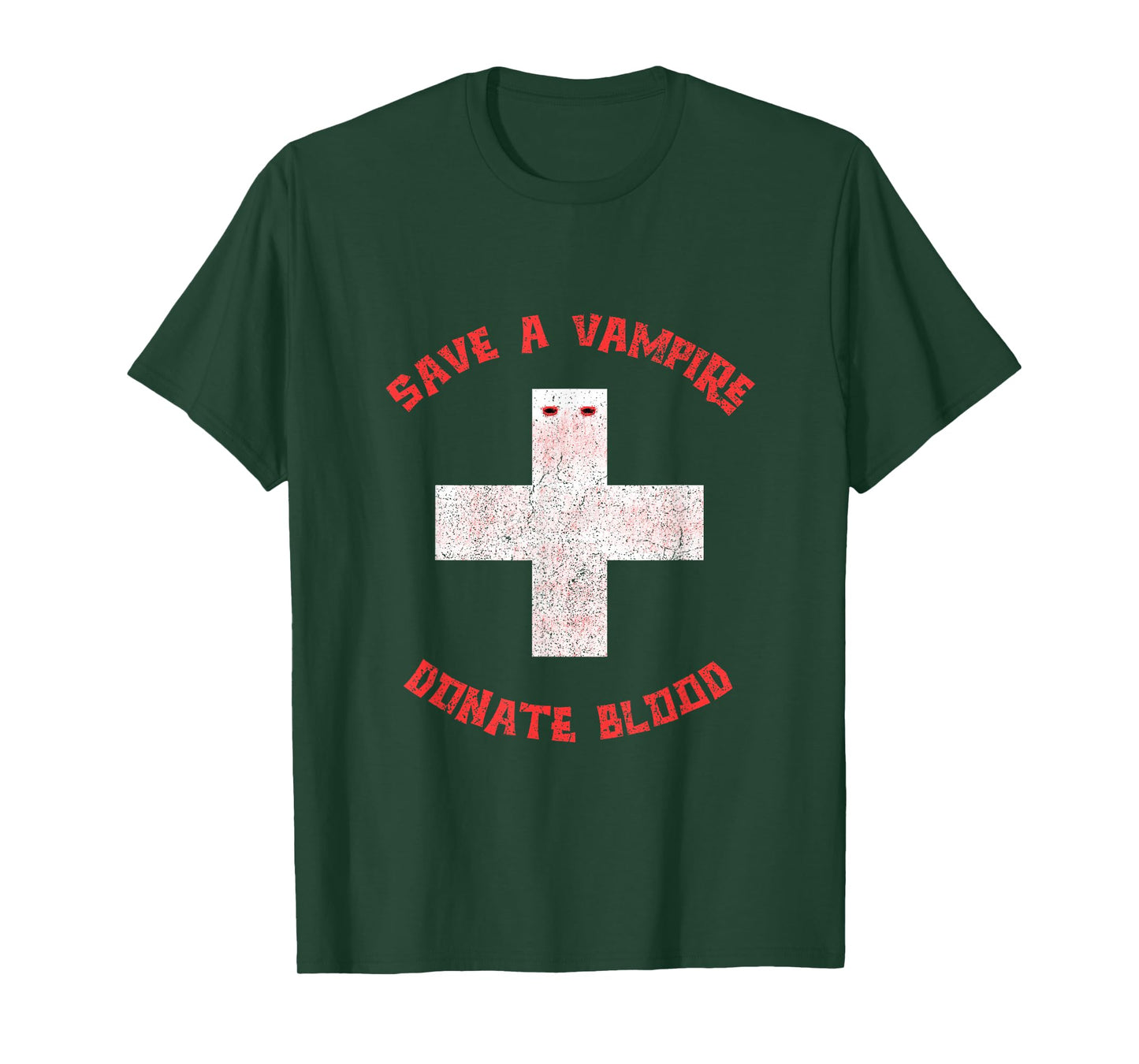 Save A Vampire Donate Blood Funny Halloween T-Shirt