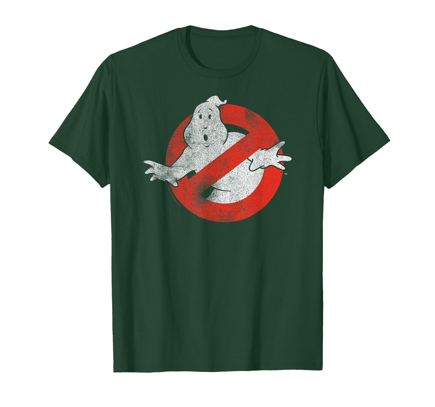 Ghostbusters Distressed No Ghost Logo Vintage Movie T-Shirt